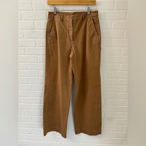 Aritzia Babaton Brown Wide-Leg Cargo Pants